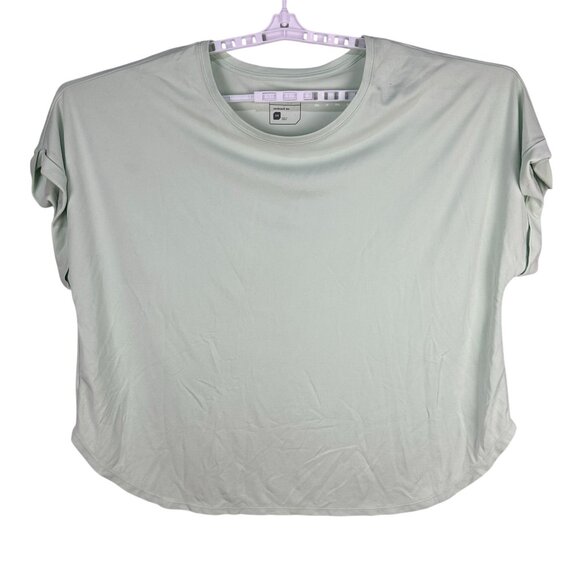 Stylus Sandwash Tee 2X Modal Blend Relaxed Fit Light Green Made In Jordan - Picture 1 of 5